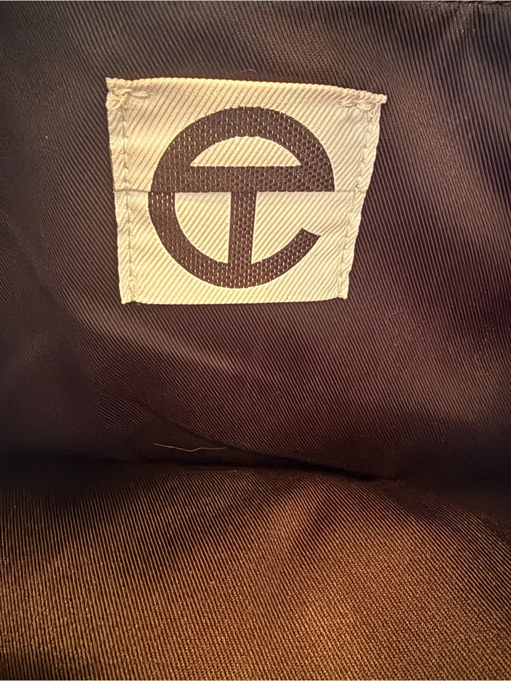 Black Telfar Medium Size Embossed Logo Tote